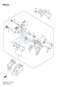 RM-Z450 (E19) drawing REAR CALIPER