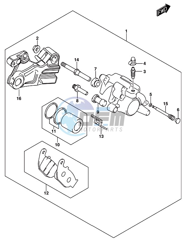 REAR CALIPER