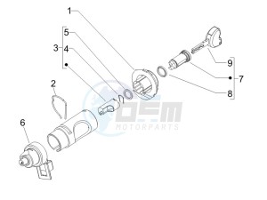 Liberty 150 4t 3v ie lem drawing Locks