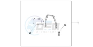 VT750C9 Ireland - (EK / MK) drawing CH BACKREST WHTH