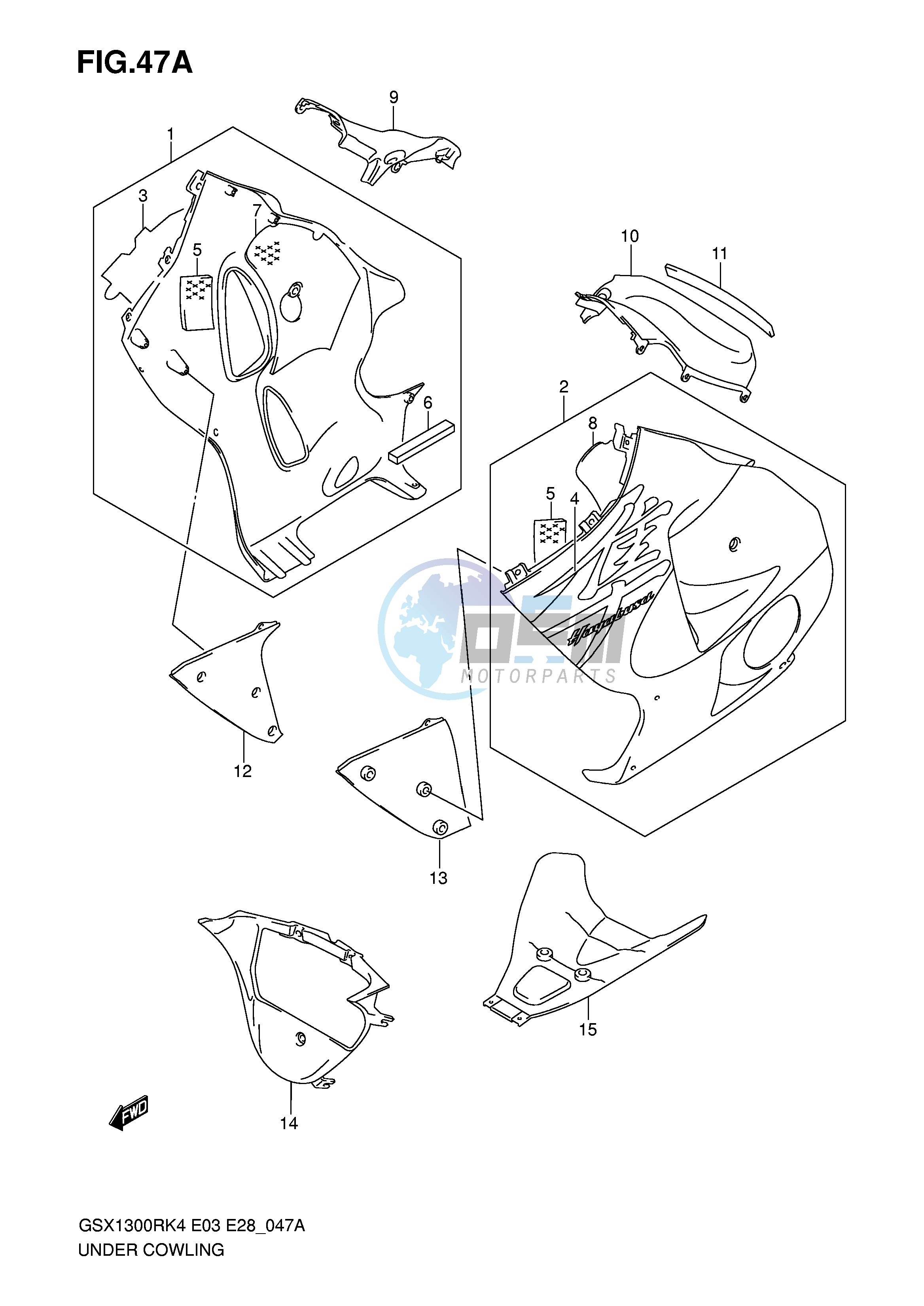 UNDER COWLING (GSX1300RZK4)