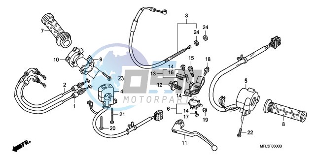 HANDLE LEVER/SWITCH/CABLE