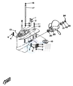 40Q drawing LOWER-CASING-x-DRIVE