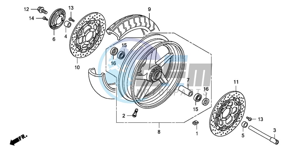 FRONT WHEEL