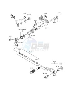 Z800 ZR800ADS FR GB XX (EU ME A(FRICA) drawing Gear Change Mechanism