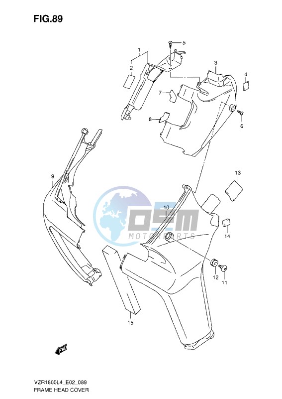 FRAME HEAD COVER Z L4