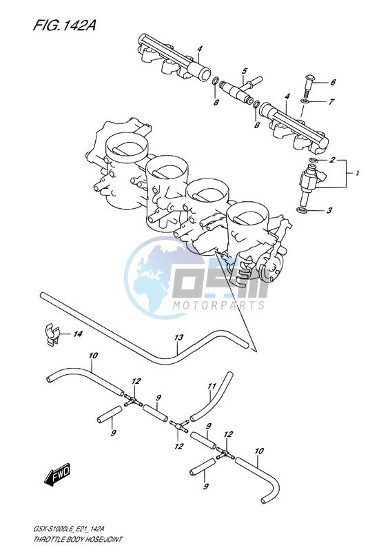 THROTTLE BODY HOSE-JOINT