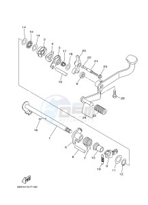 T110C (40BB) drawing SHIFT SHAFT