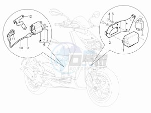 Typhoon 50 2t e3 (CH) Switserland drawing Voltage Regulators - Electronic Control Units (ecu) - H.T. Coil