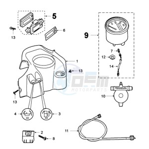 FOX LN BN drawing SPEEDOMETER M10 NUT