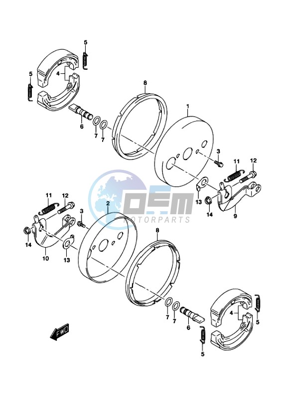 FRONT WHEEL BRAKE