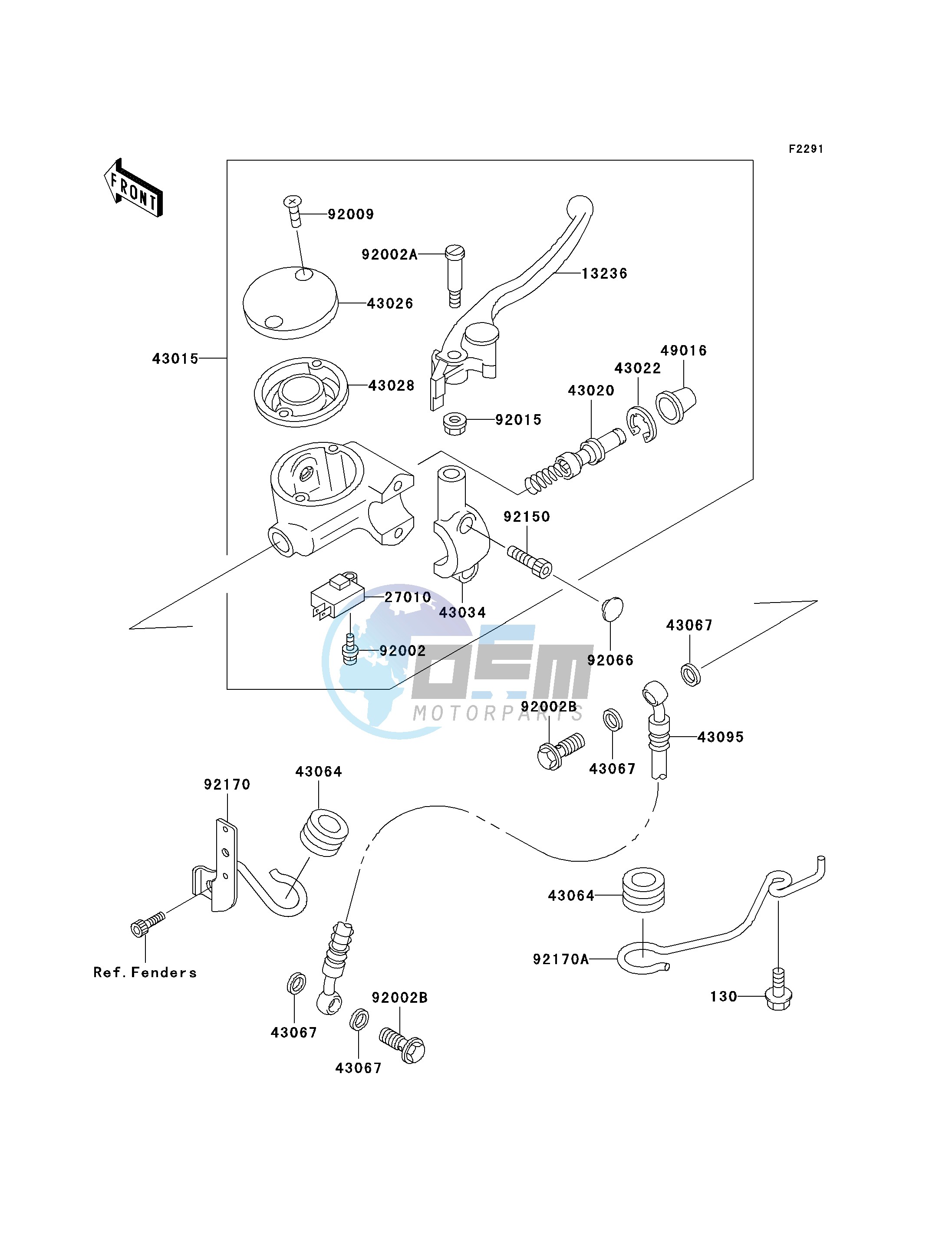 FRONT MASTER CYLINDER