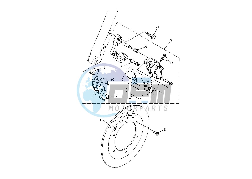 FRONT BRAKE CALIPER