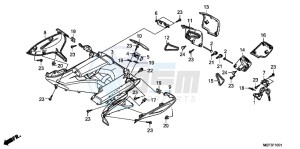 FJS600AB SilverWing ED drawing INNER BOX (FJS600A9 2KO/ FJS600AB/ DB)