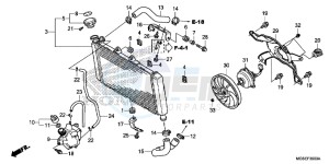 NC700SD NC700S Europe Direct - (ED) drawing RADIATOR