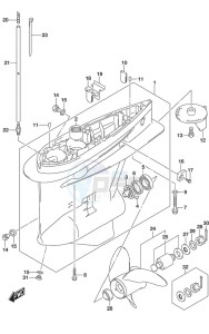 DF 200AP drawing Gear Case