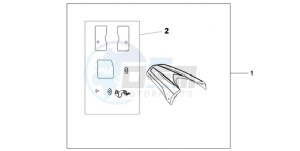 CB600F9 Spain - (SP) drawing REAR SEAT COWL R-320P