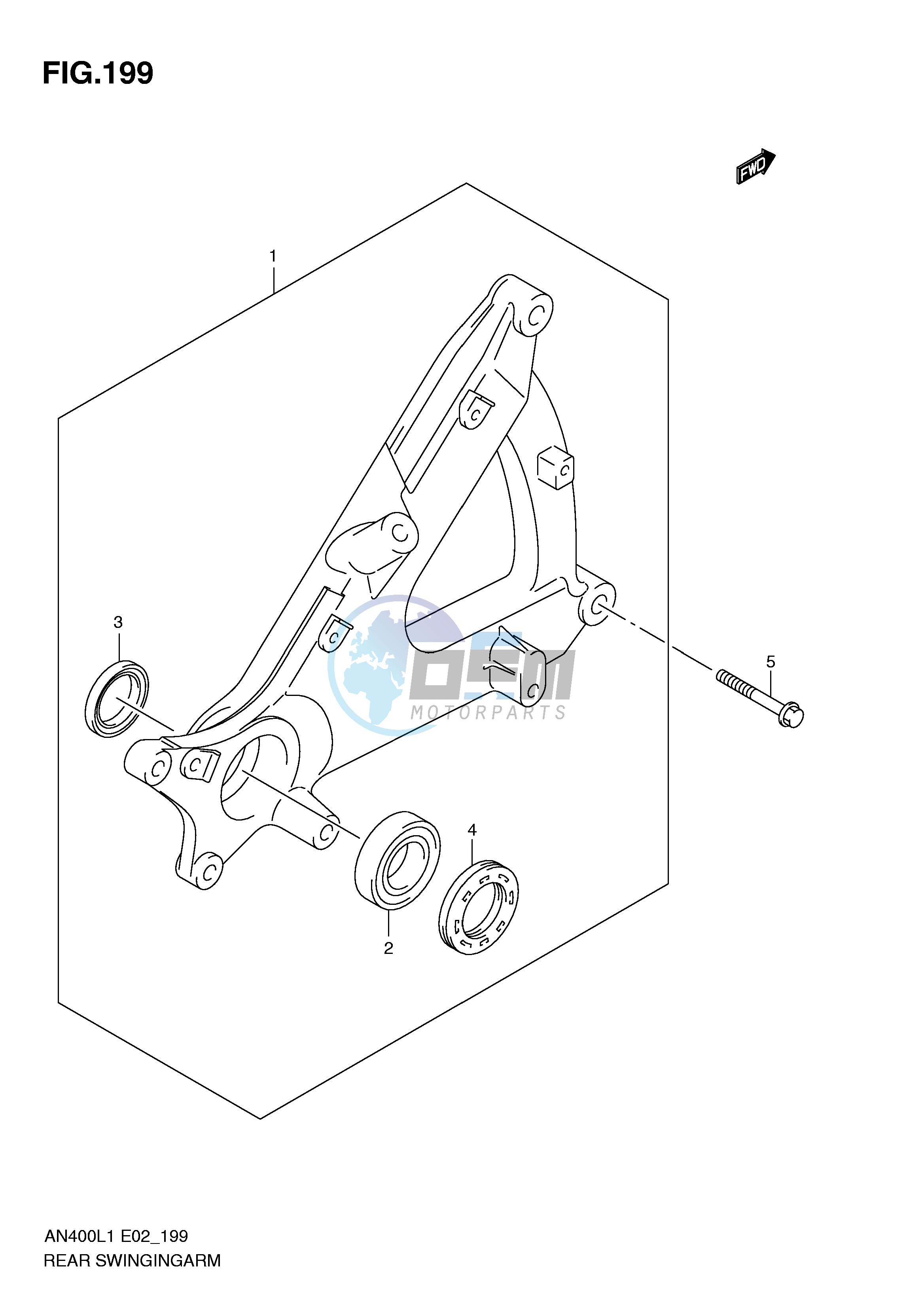 REAR SWINGING ARM