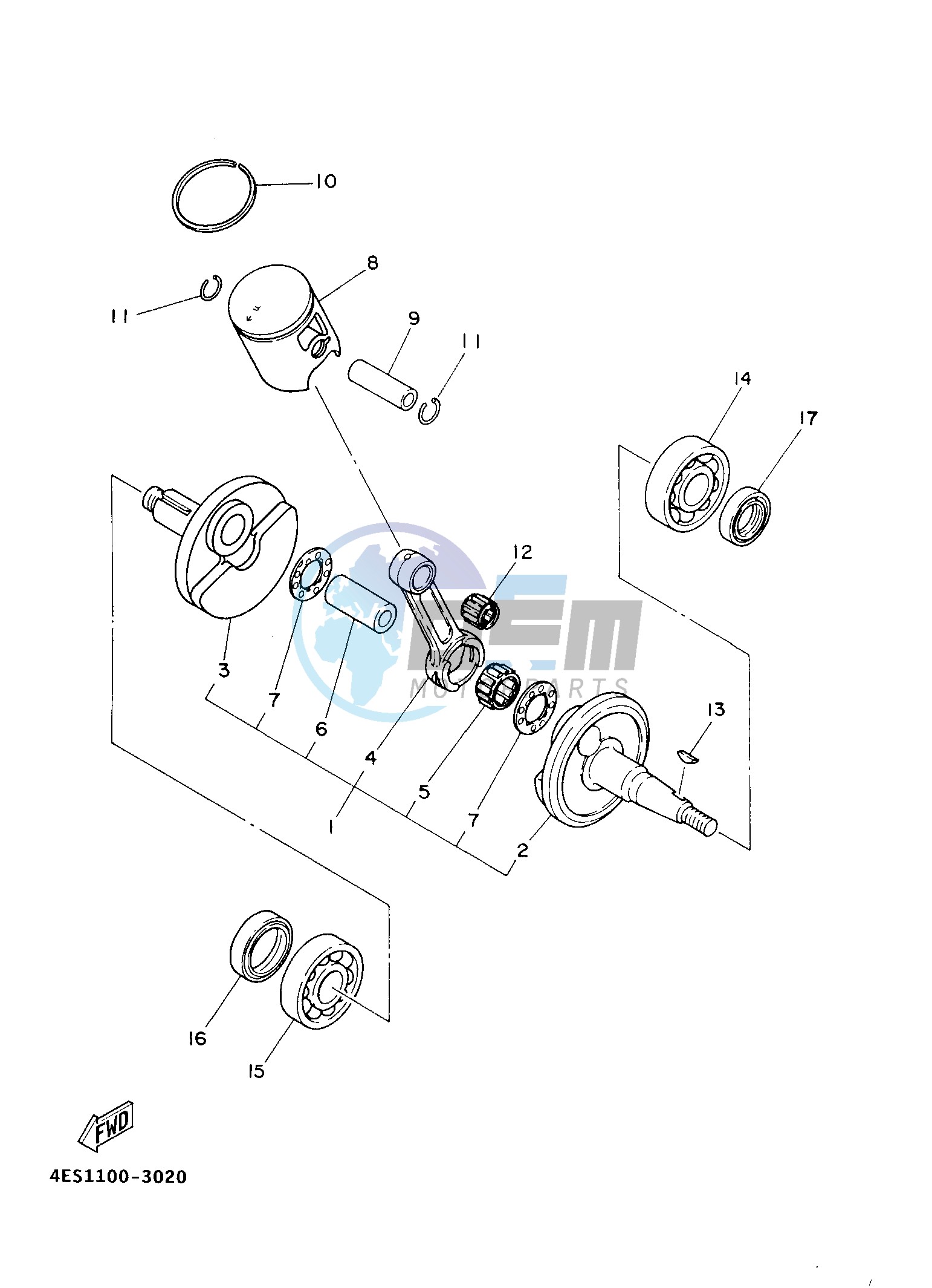 CRANKSHAFT & PISTON