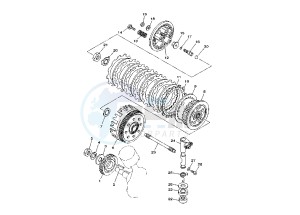 XVS A DRAG STAR CLASSIC 650 drawing CLUTCH