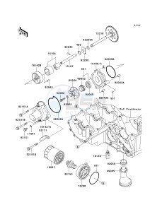 ZR 750 L [Z750 AU] (L7F-L8F) L7F drawing OIL PUMP