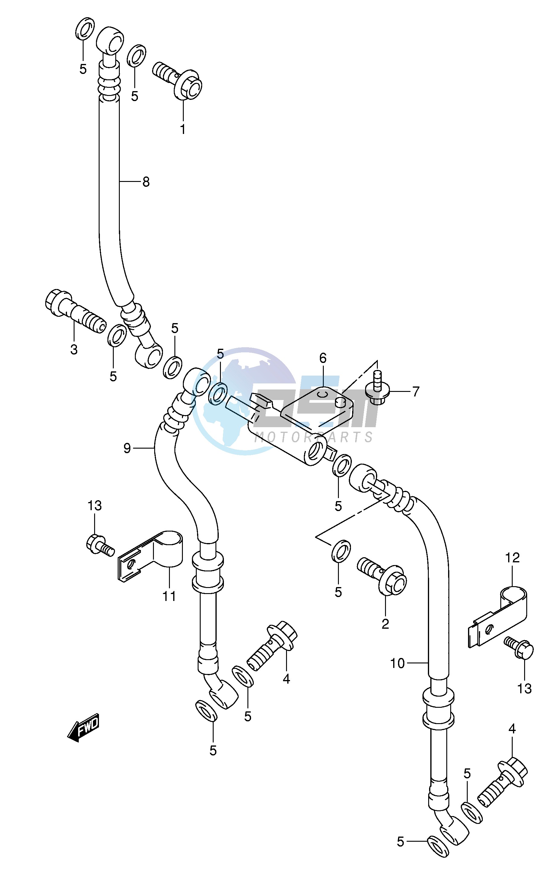 FRONT BRAKE HOSE