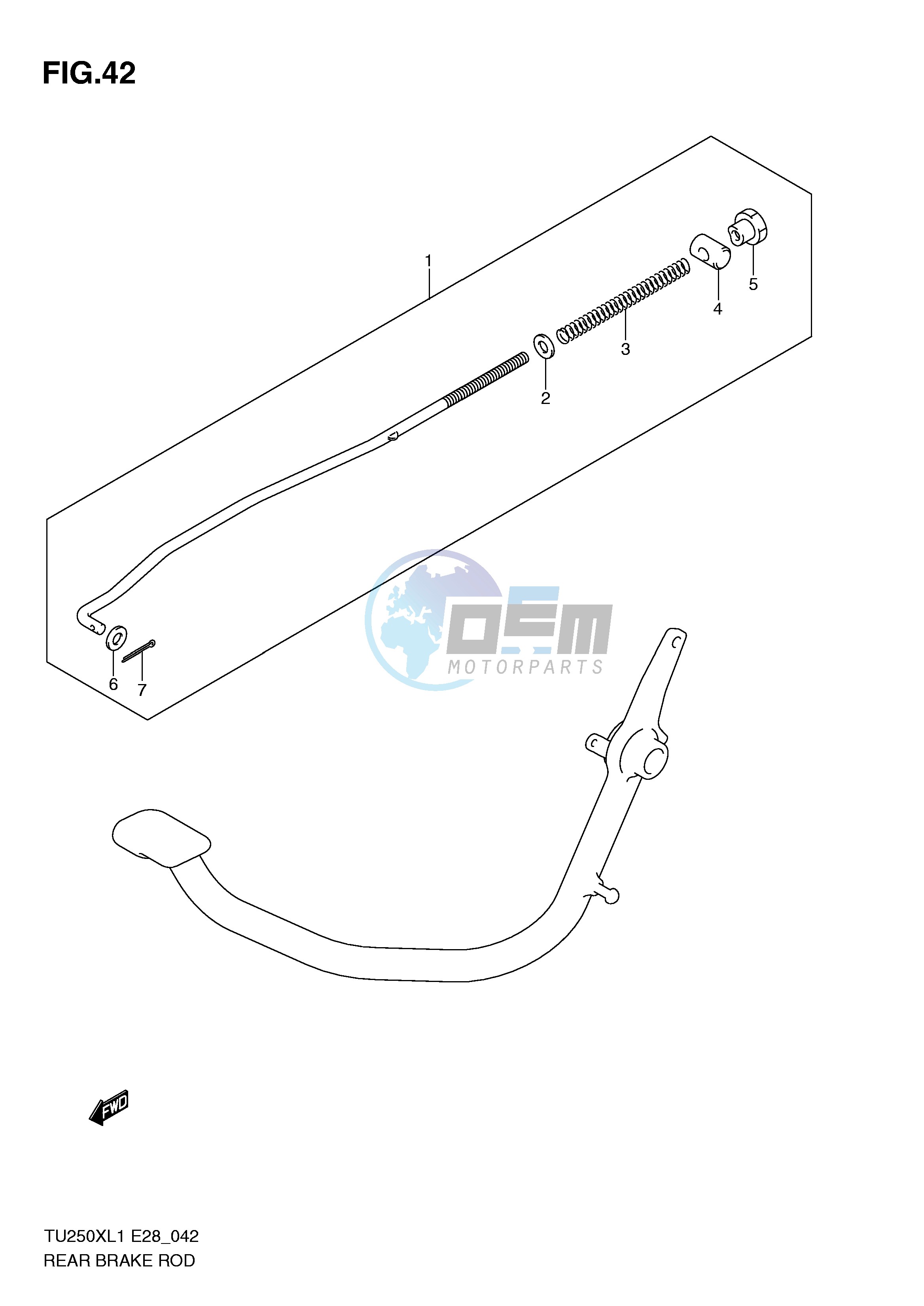 REAR BRAKE ROD