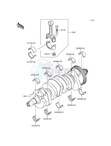 Z800 ZR800CGF UF (UK FA) XX (EU ME A(FRICA) drawing Crankshaft