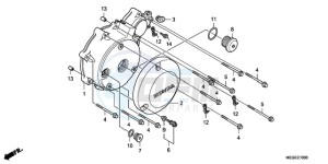 VT750C9 Ireland - (EK / MK) drawing LEFT CRANKCASE COVER