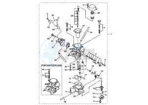 YP MAJESTY DX 250 drawing CARBURETOR