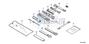 NC750XE NC750X Europe Direct - (ED) drawing TOOL