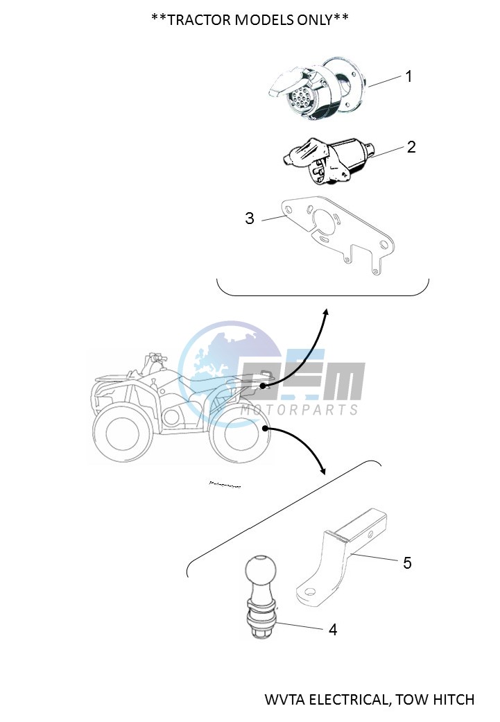 WVTA ELECTRICAL, TOW HITCH