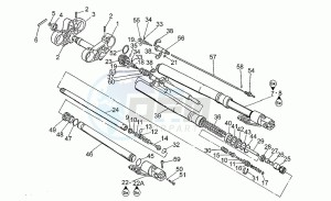 Sport 1100 Iniezione Iniezione drawing Front fork