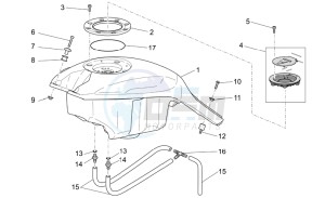 Griso V IE 850 drawing Fuel tank