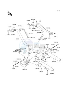 VN 1500 E [VULCAN 1500 CLASSIC] (E7) [VULCAN 1500 CLASSIC] drawing MUFFLER-- S- -