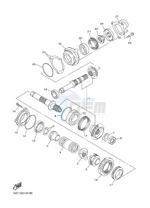 FJR1300-AS (1MD1 1MD2) drawing MIDDLE DRIVE GEAR