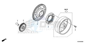 VFR1200XDH 2ED - (2ED) drawing STARTING CLUTCH