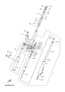 YN50F OVETTO 4 (2ACE) drawing FRONT FORK