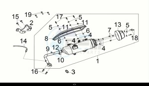 JOYMAX Z+ 125 (LW12W2-EU) (E5) (M1) drawing EXH. MUFFLER