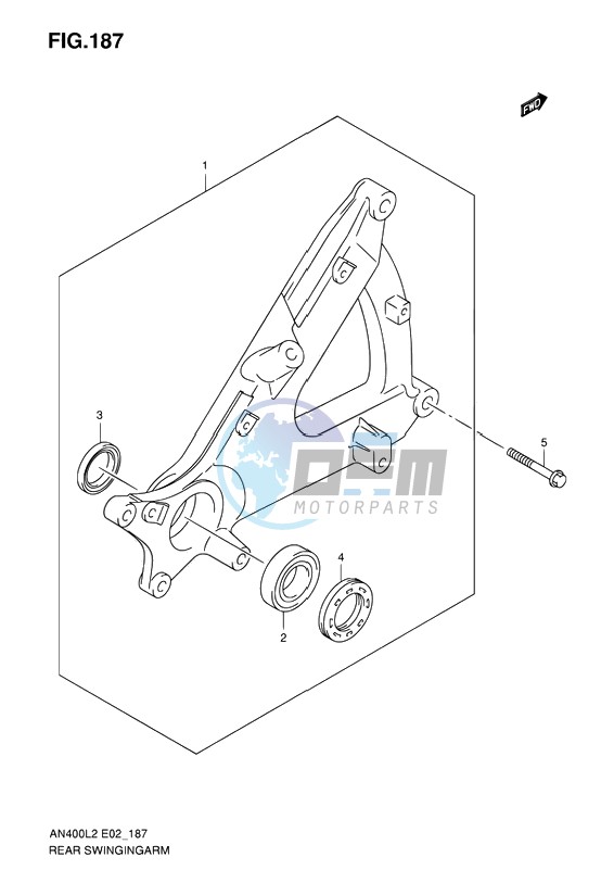 REAR SWINGING ARM