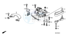 CBR600RAA F / CMF drawing STEERING DAMPER