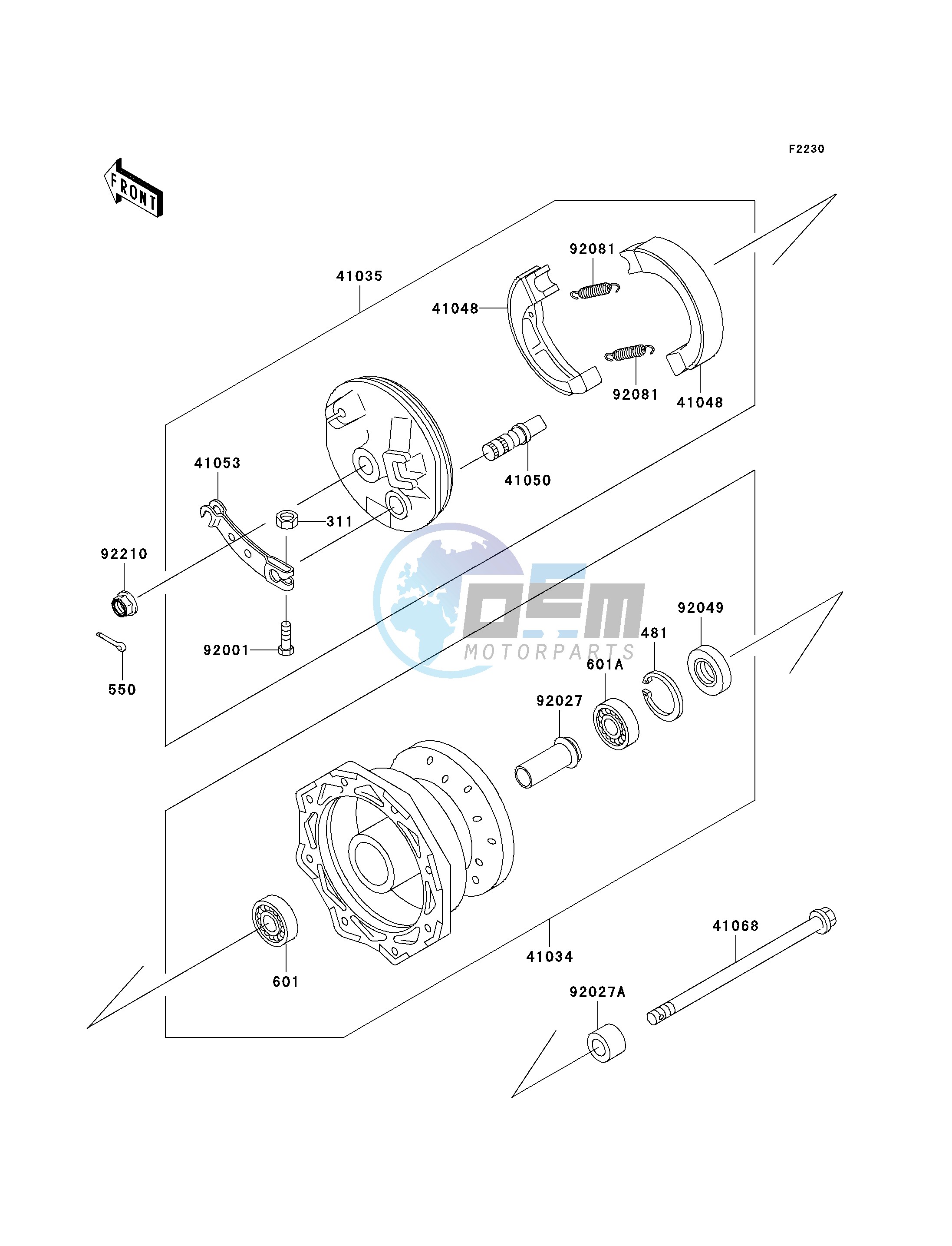 FRONT HUB