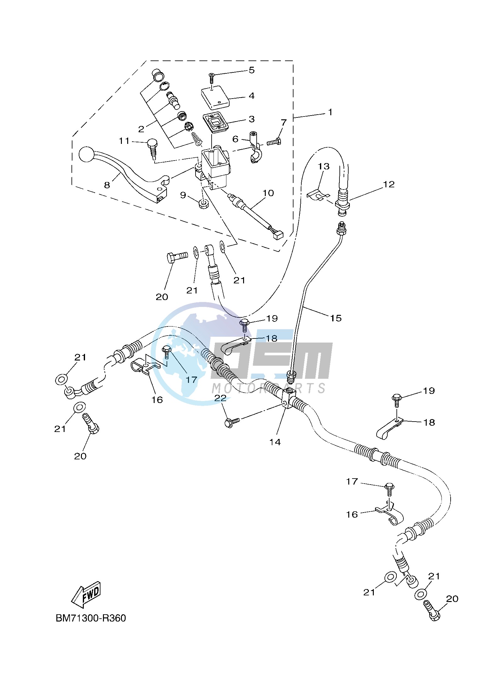 FRONT MASTER CYLINDER