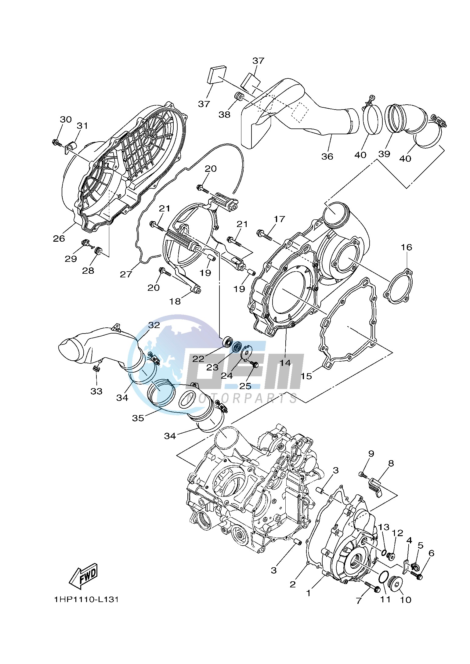 CRANKCASE COVER 1