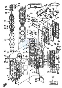 175A drawing CYLINDER--CRANKCASE