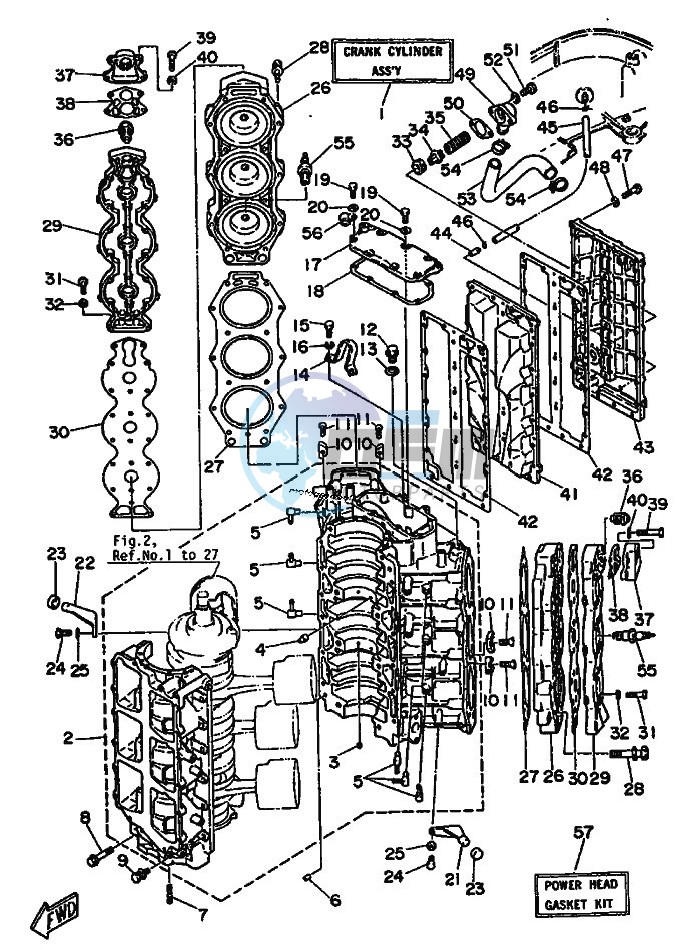 CYLINDER--CRANKCASE