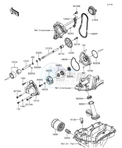 NINJA ZX-10R ABS ZX1000SGFA XX (EU ME A(FRICA) drawing Oil Pump