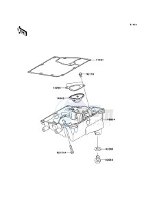 VERSYS KLE650A9F GB XX (EU ME A(FRICA) drawing Oil Pan