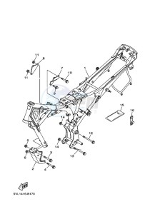 YBR125E YBR125 (BN9F) drawing FRAME