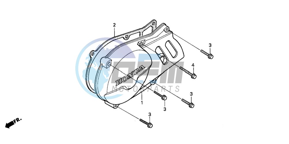 LEFT CRANKCASE COVER